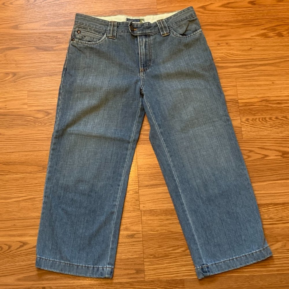 Old Navy Low Waist Straight Leg Crop Jeans